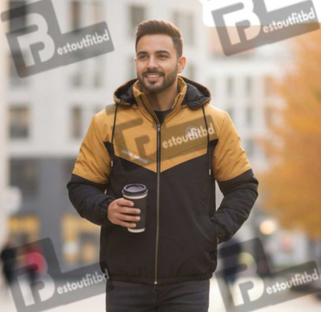 hood padding jacket,HD-21 winter jacket,6 ounces padded jacket,high neck jacket men,stand collar hooded jacket,winter jacket Bangladesh,men’s hooded padded coat,best winter jacket BD,stylish men’s ja