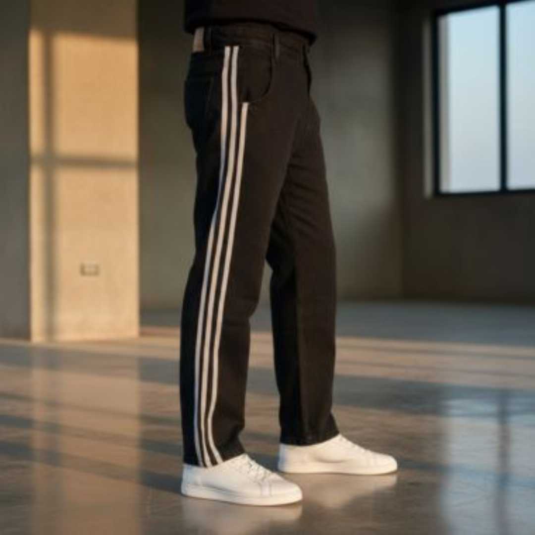 denim jogger pant Bangladesh,
men jogger pant BD,
light blue denim jogger, 
black jogger pant men,
streetwear pant BD,
sporty stripe jogger,
baggy denim jogger,
casual men pant Bangladesh